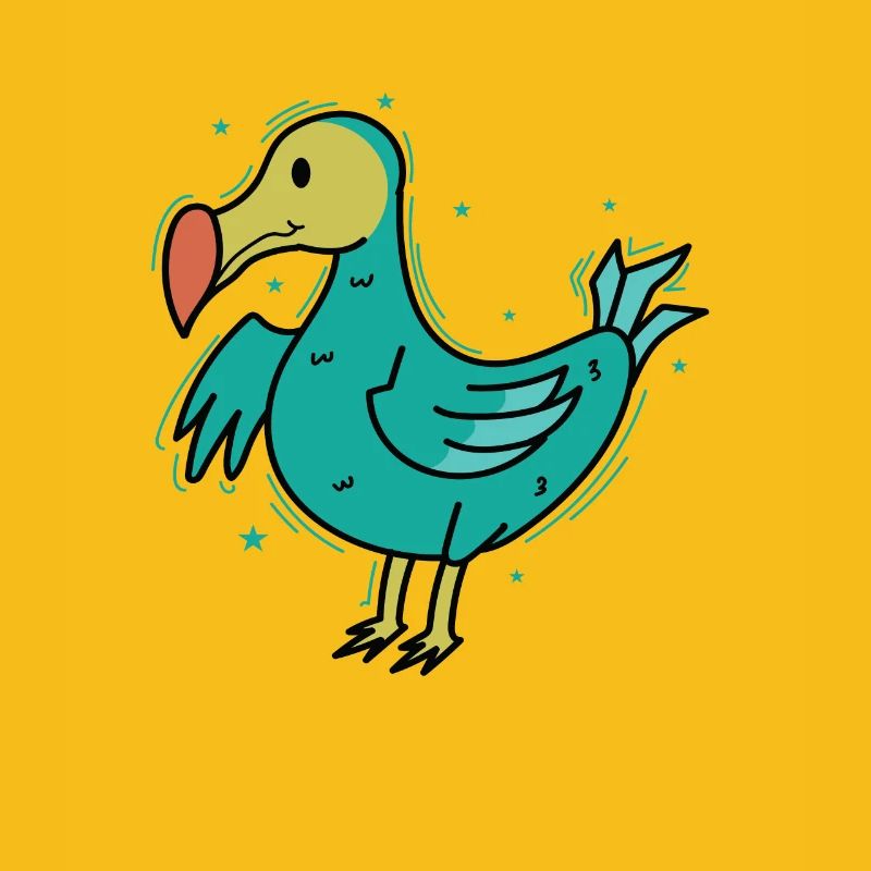 cute dodo bird from Mauritius