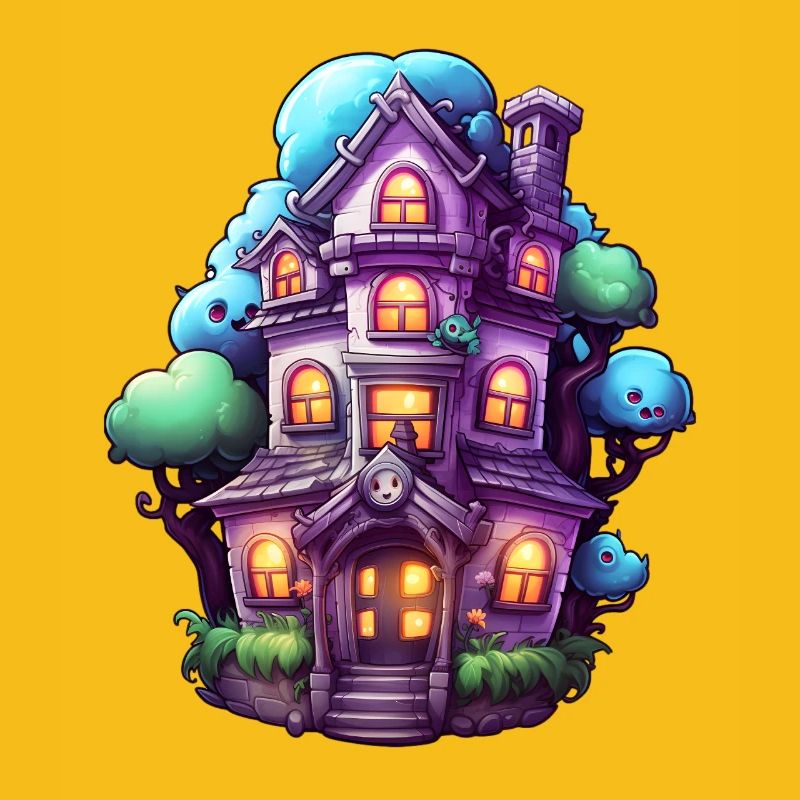 Maison hantée comique