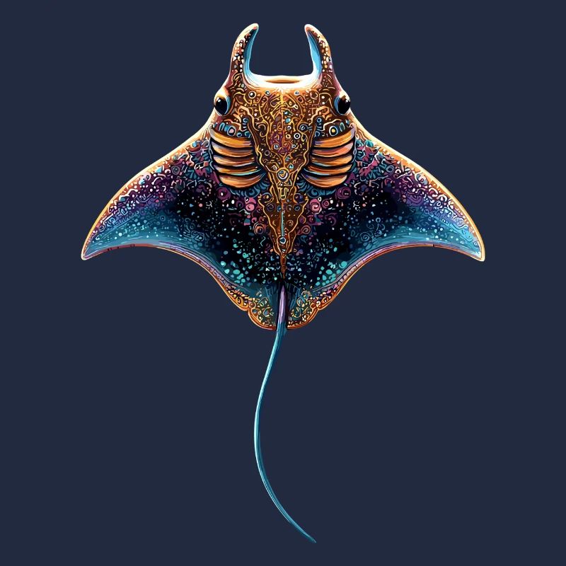 Manta Ray, Devil Ray, Stingray, Diver