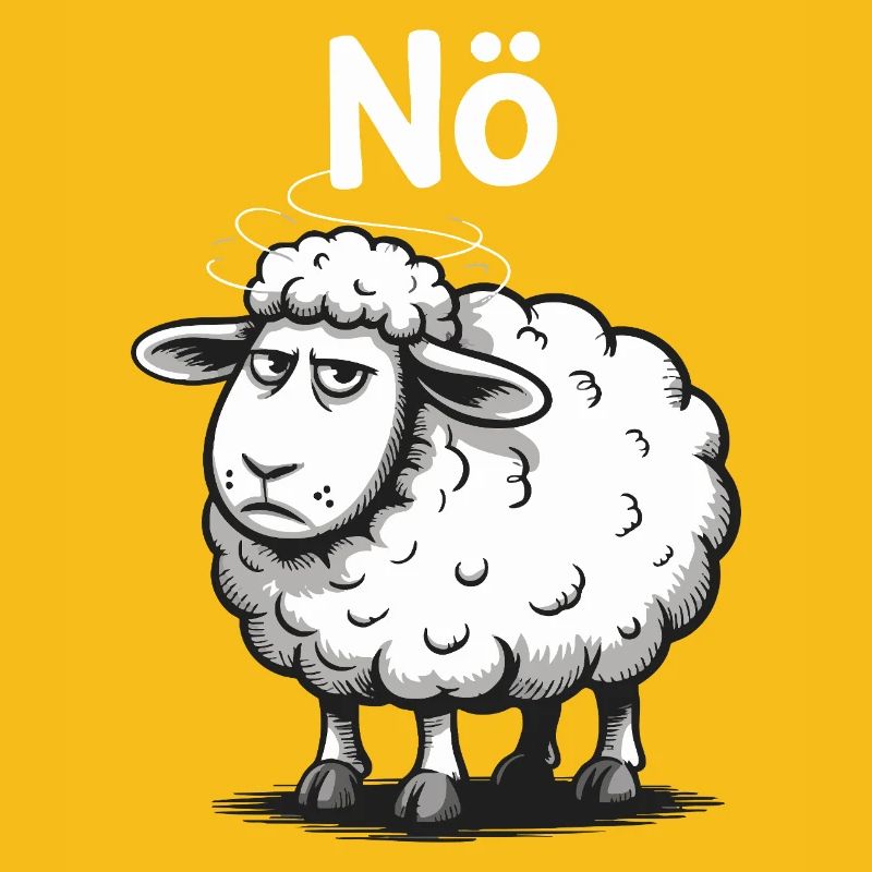 Basse-Autriche – Grumpy Sheep Humour Design