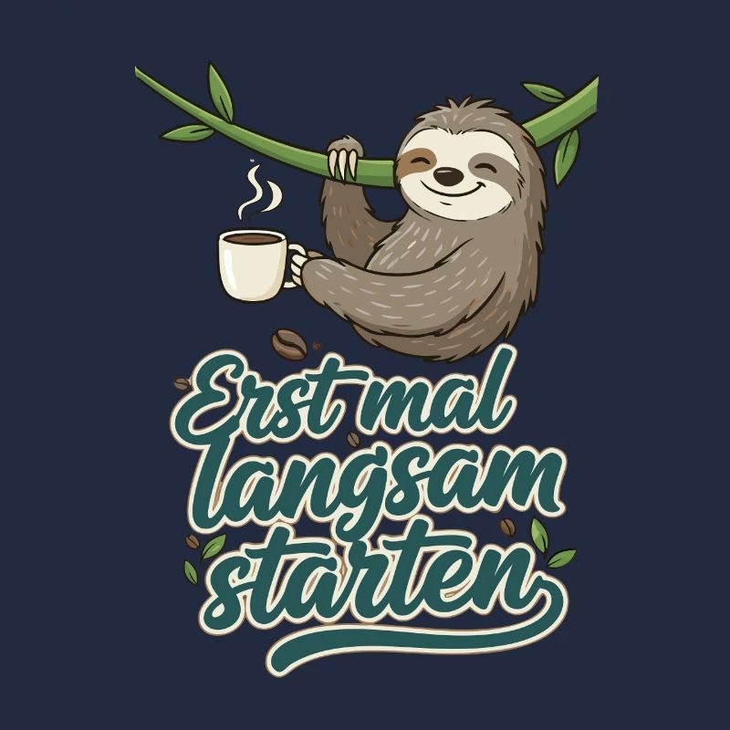 Slow Start Sloth Coffee