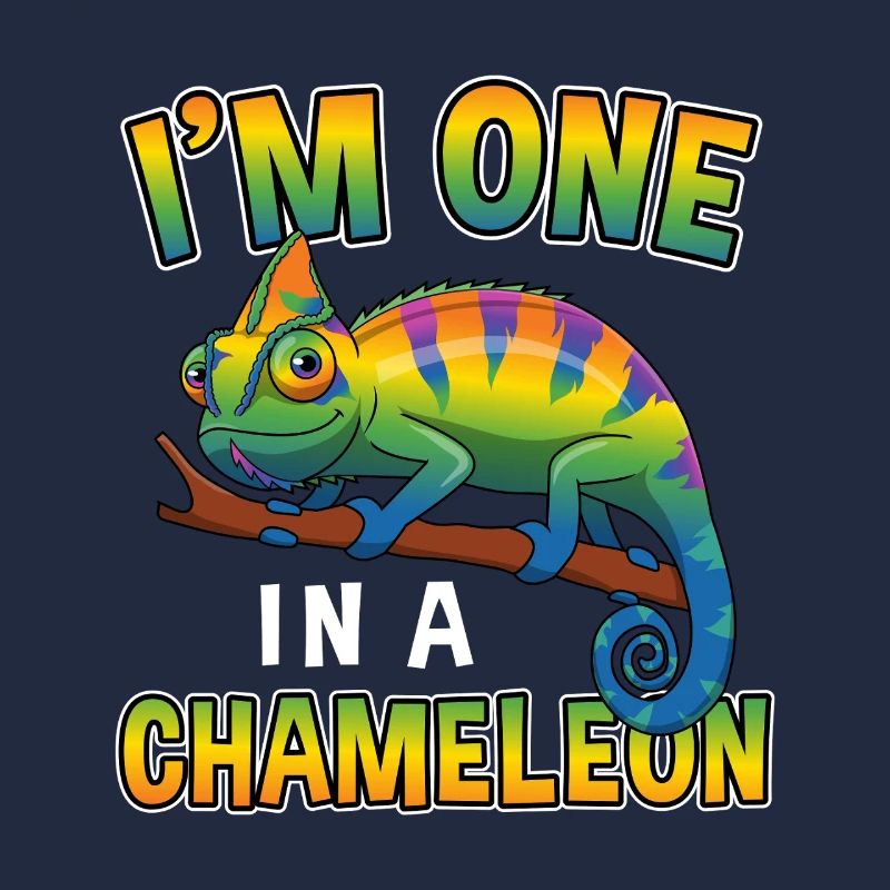 Je suis un dans un jeu de mots drôle de reptile caméléon