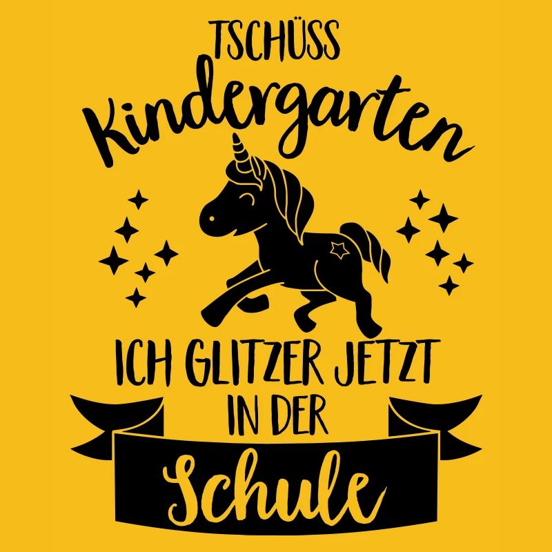 Tschüss Kindergarten, ich glitzer in der Schule