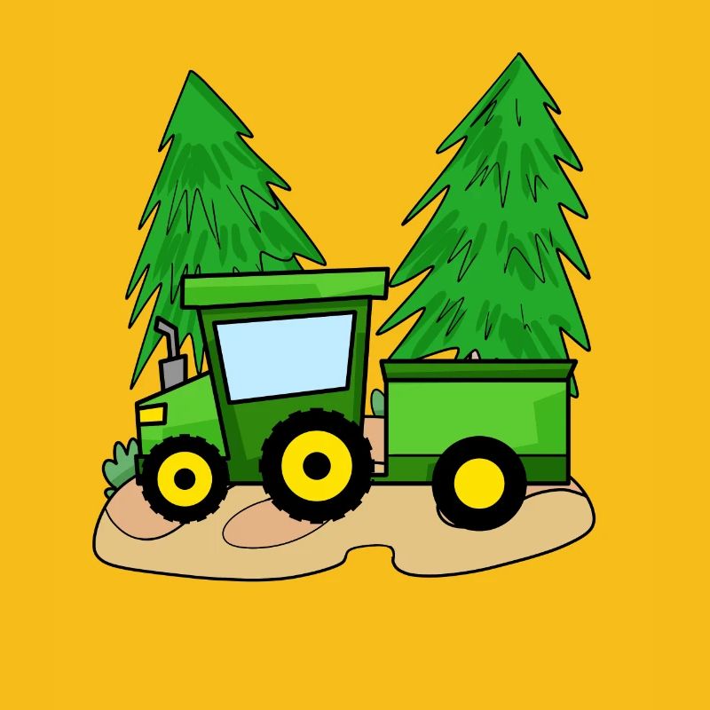 Tractor with trailer