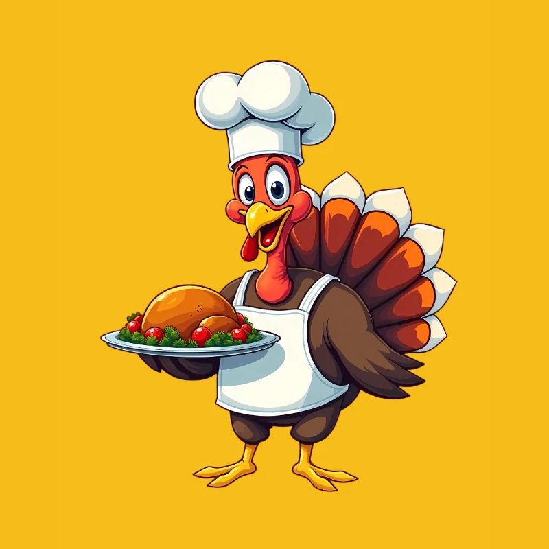 Cuisinier de dinde de Thanksgiving Thanksgiving