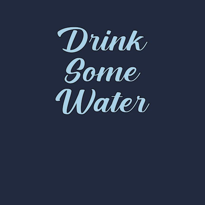 Buvez de l’eau scripte
