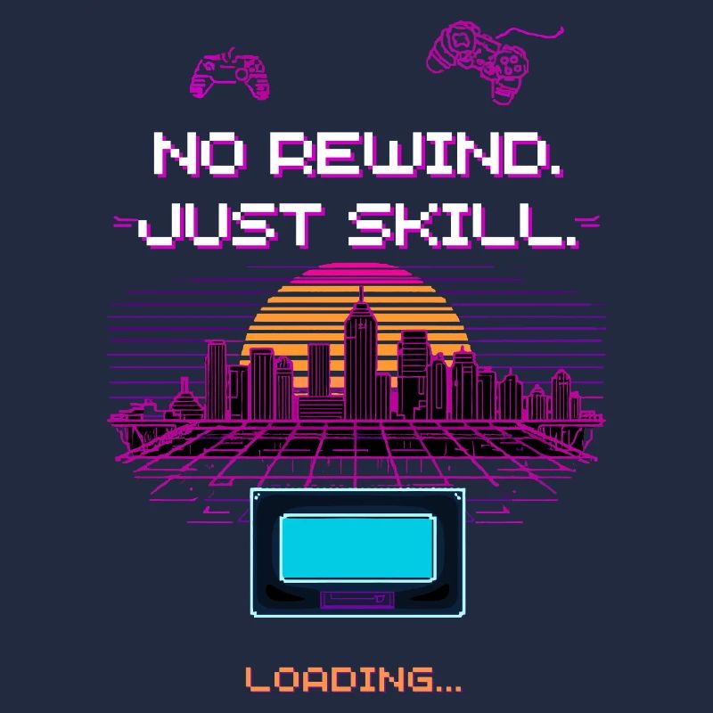 Design de jeu Retro Synthwave Pixel Vaporwave