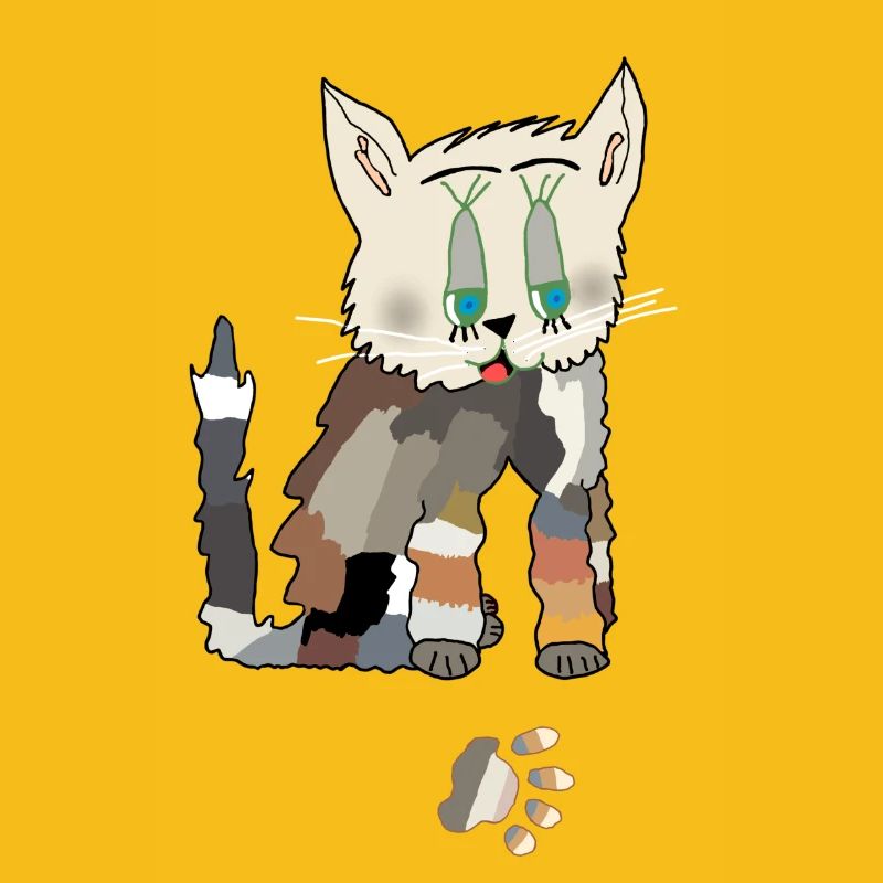 Patchwork Katze Fred Tatze