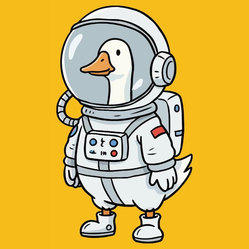 Astronaute de l’Oie de l’Espace