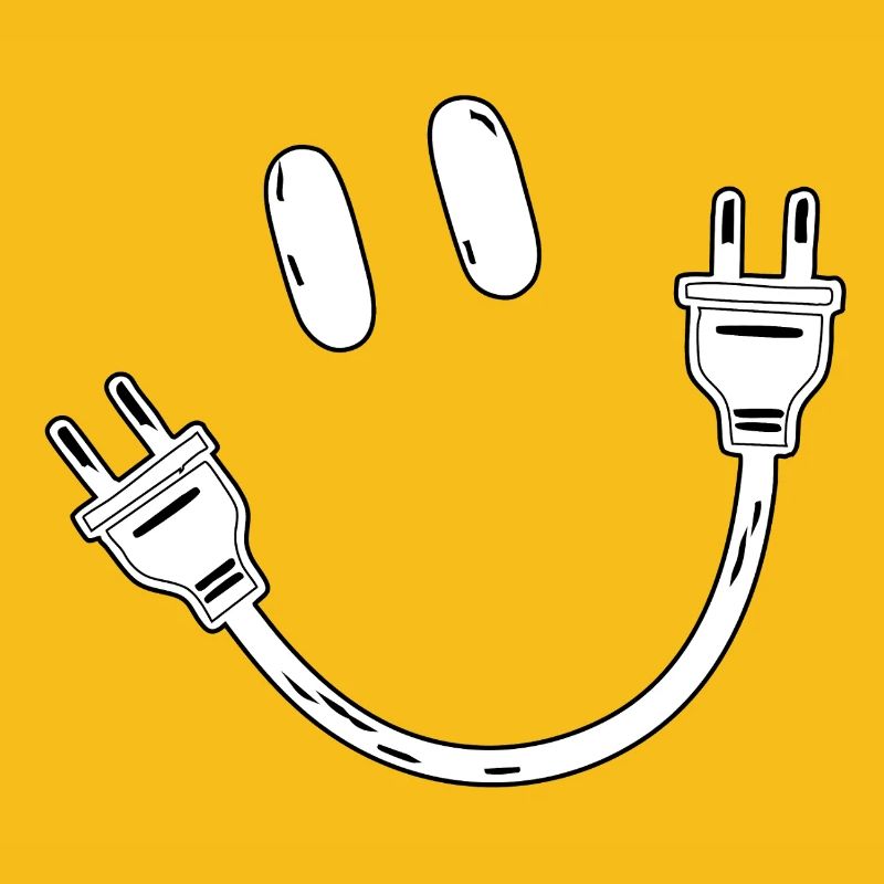 Strom Schuko Stecker Steckdose Elektrik Geschenk