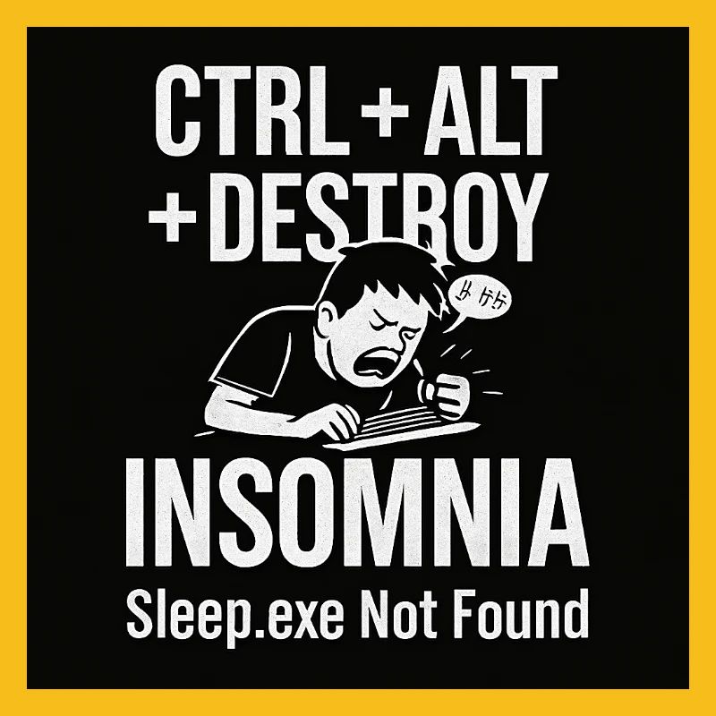 Insomnia Meme Graphic Tee