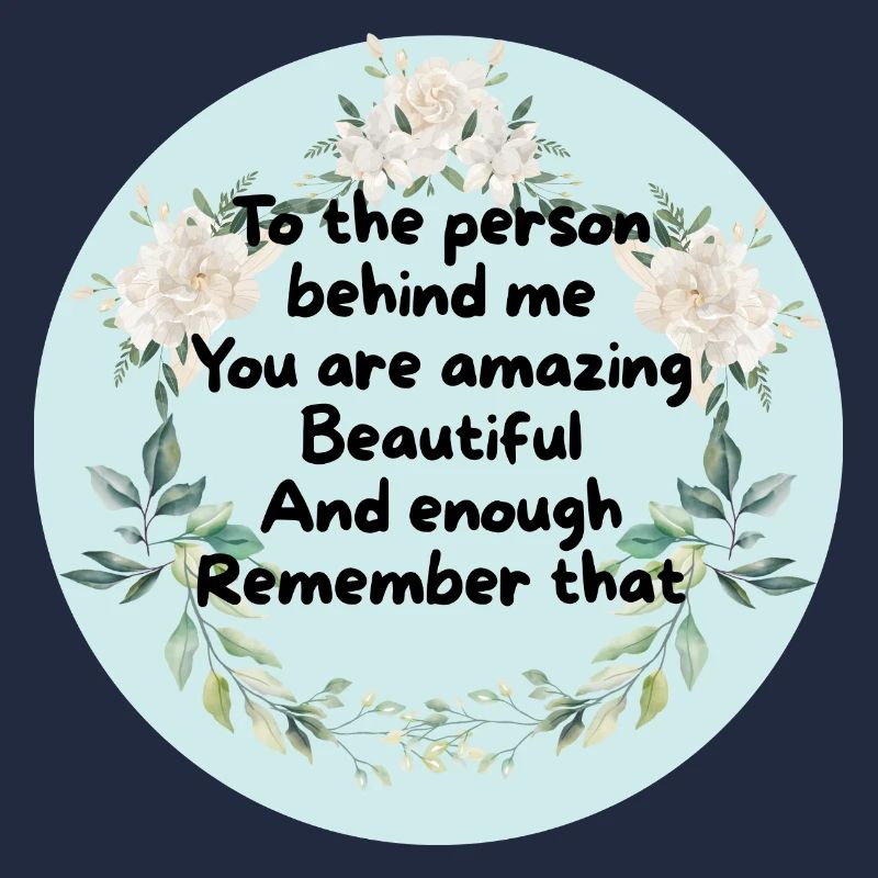 Flower Wreath Courage Circle