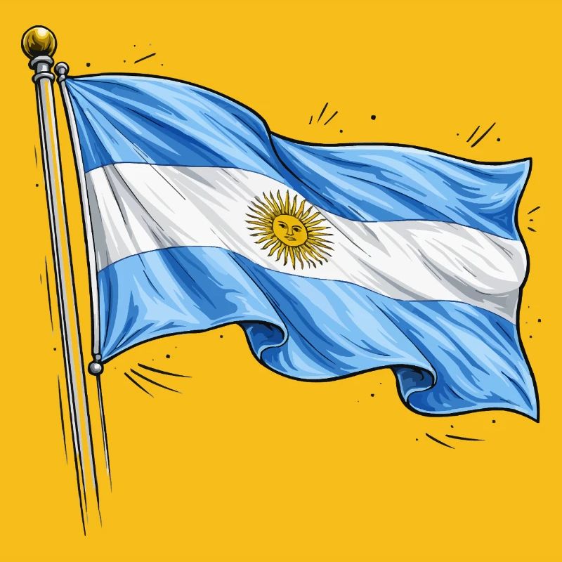 Drapeau de l’Argentine