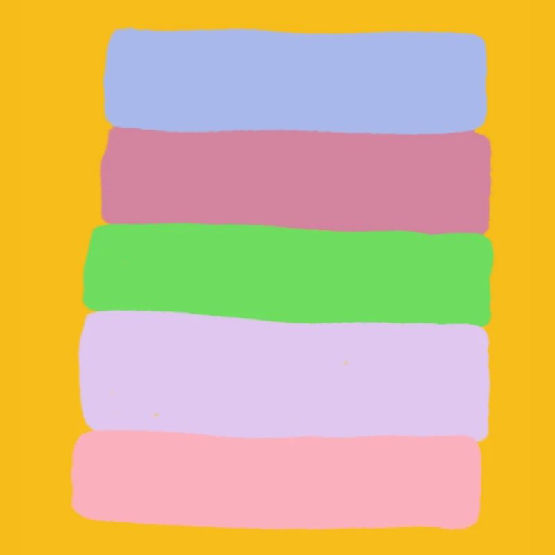 Pastellstreifen-Stack