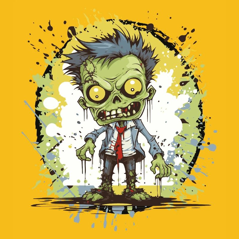 Zombie Comic Splatter