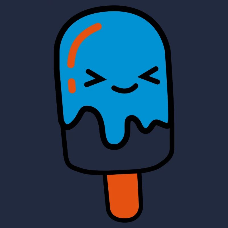 Eis mit Gesicht