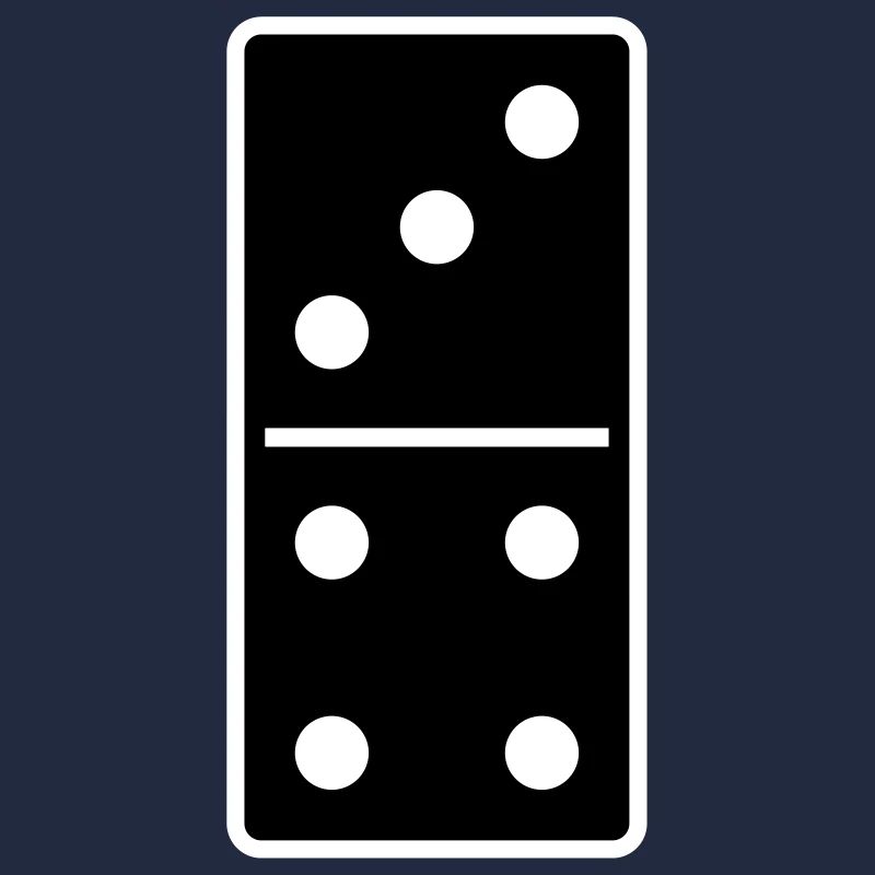 DOMINO STONE 3:4 - VARIABLE COLOR - VECTOR DESIGN!