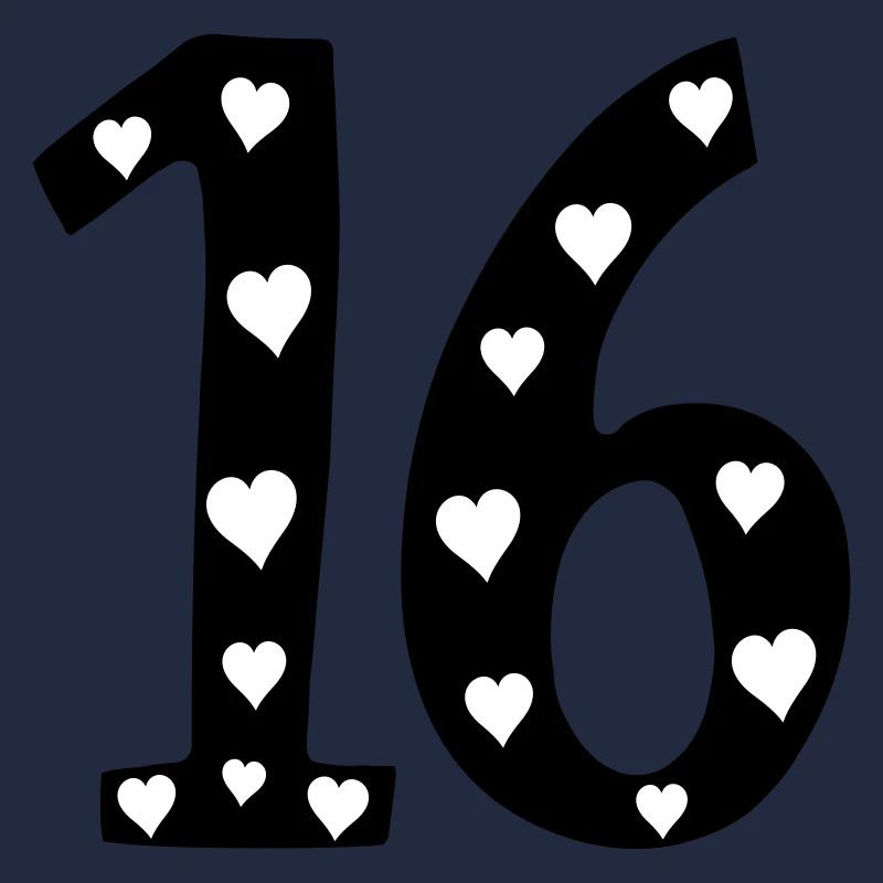 16 birthday with heart