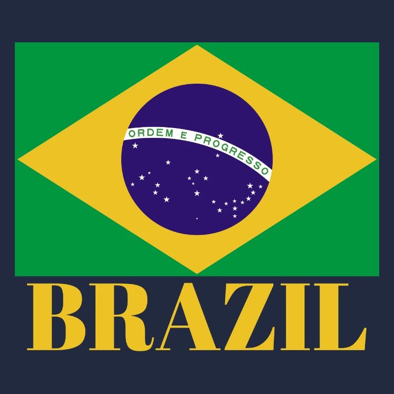Vintage C’est dans mon ADN Brésil Drapeau BRÉSILIEN BRÉSIL