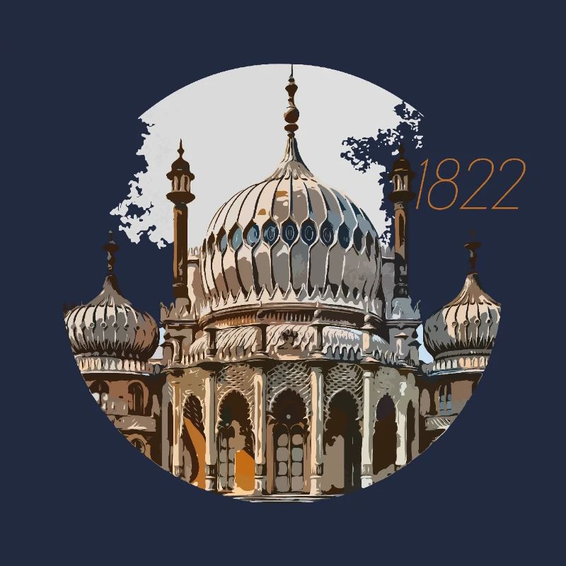 1822 Pavillon royal de Brighton, Angleterre