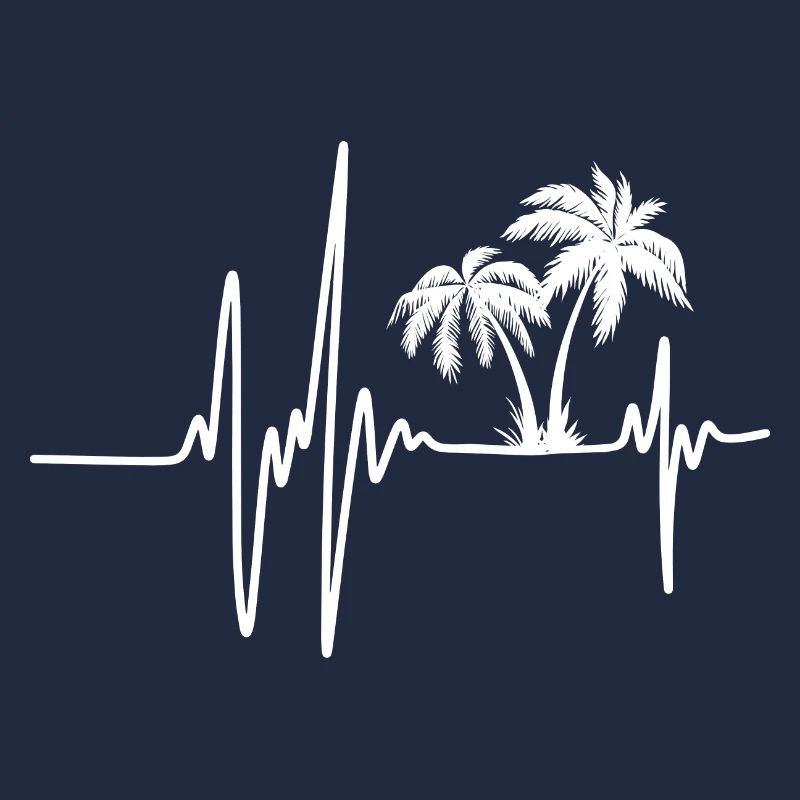 Palm Tree Heartbeat | Palm Tree Lovers | Vacation