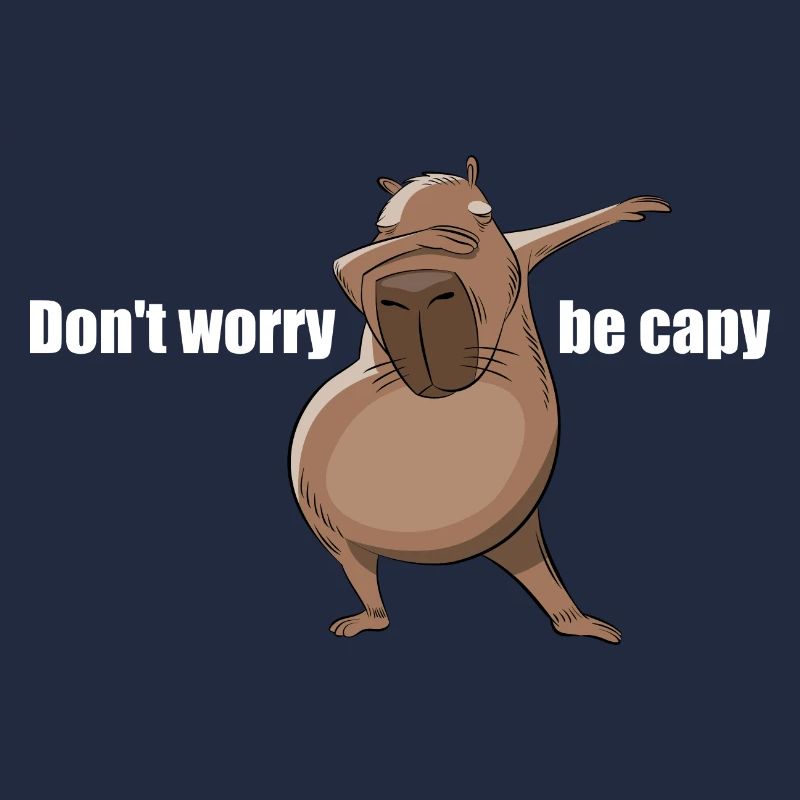 Don't worry be Capy - Capybara dabbing