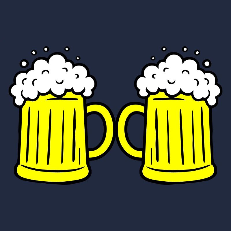 Bierglas Anstoßen