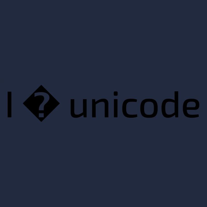 I love unicode