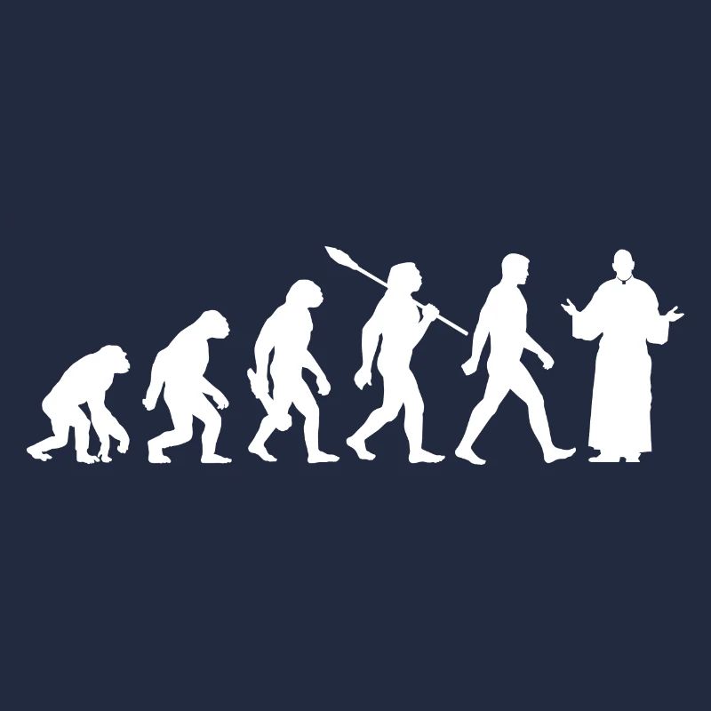 Evolution - Pfarrer - Kirche - Religion