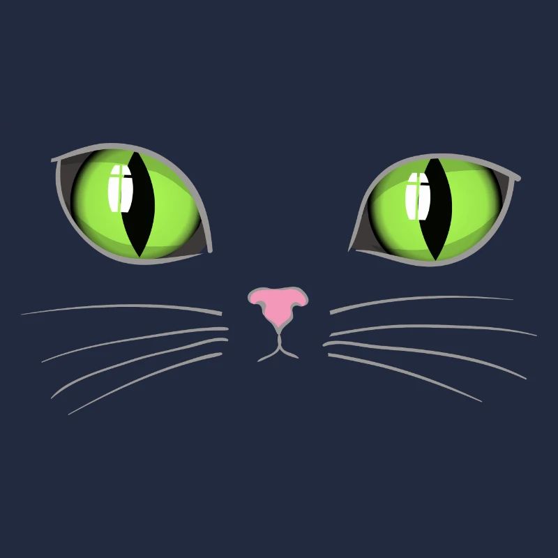 Yeux verts de chat