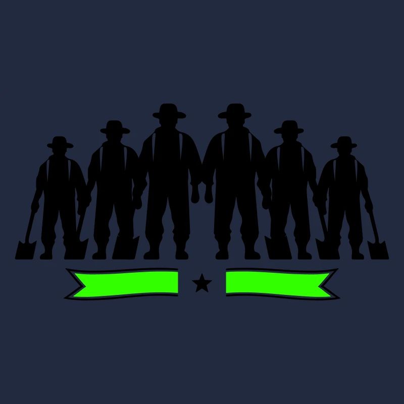 Farmer Bauer Silhouette