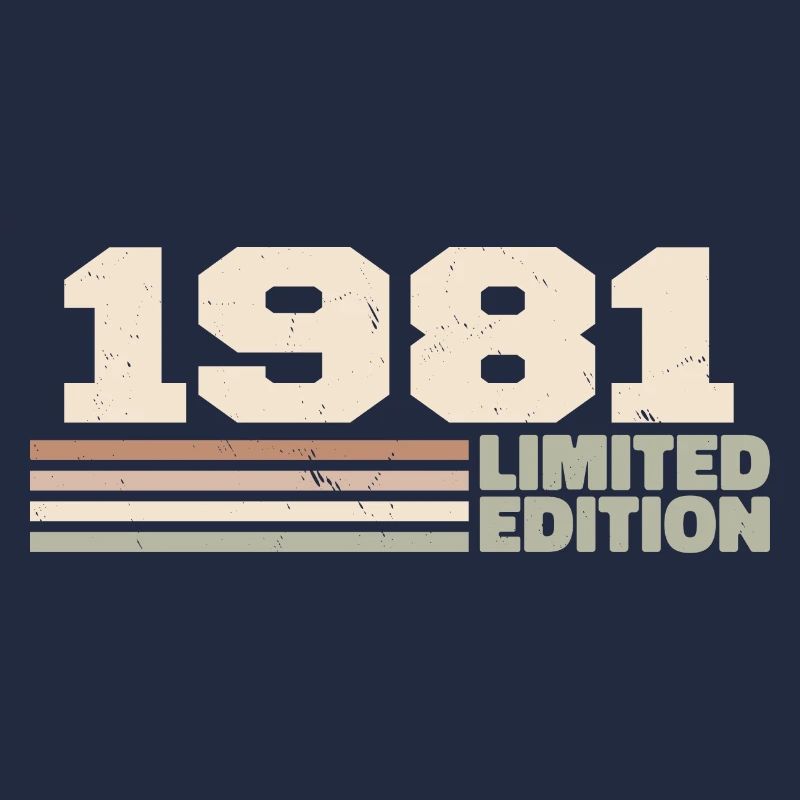 1981 1981 Limitierte Auflage 1981 Geburtstagsgeschenk