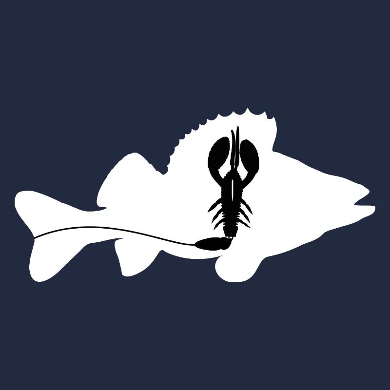 Perch with Creature Bait - white