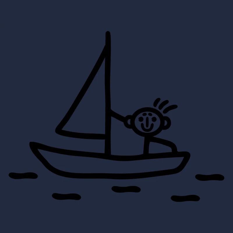 Strichmännchen segeln