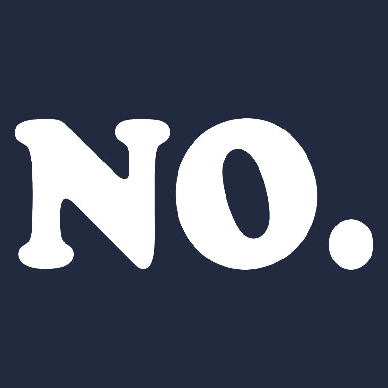 No