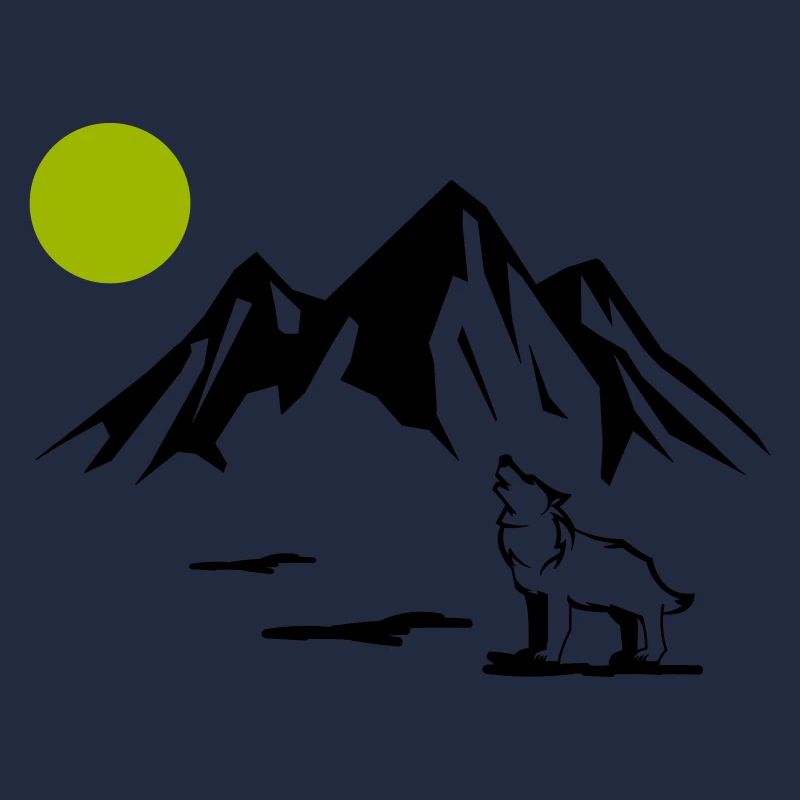 wolf vollmond