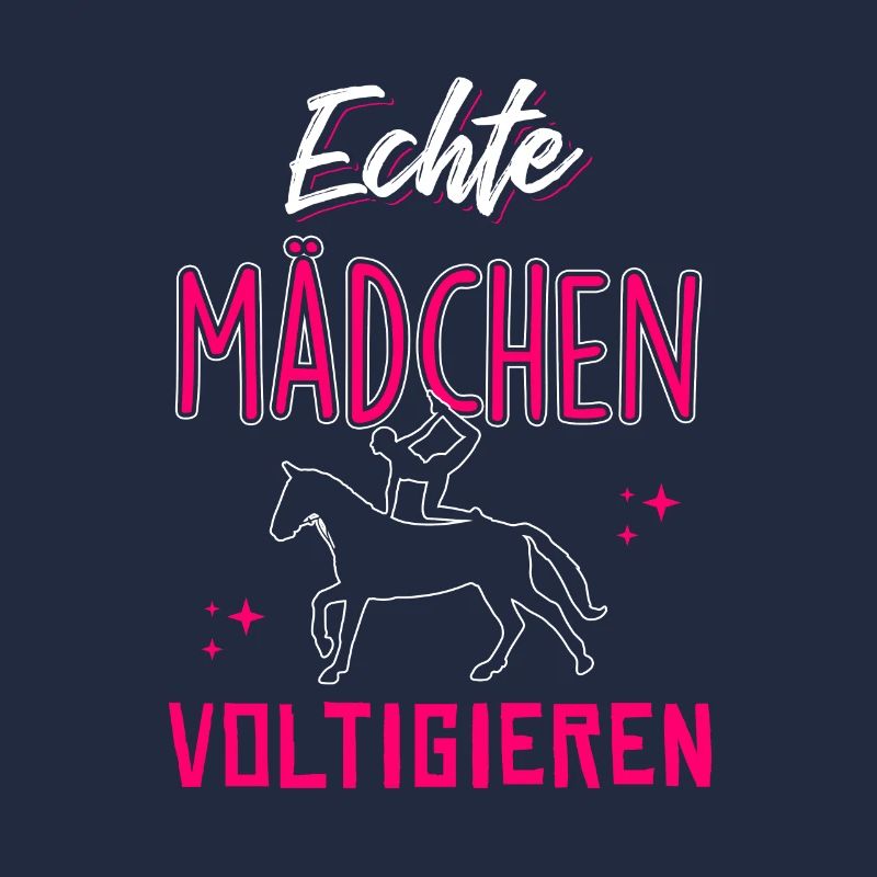 Echte Mädchen Voltigieren