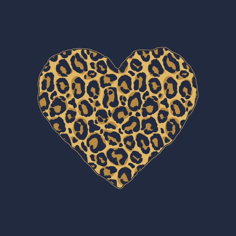 Léopard coeur