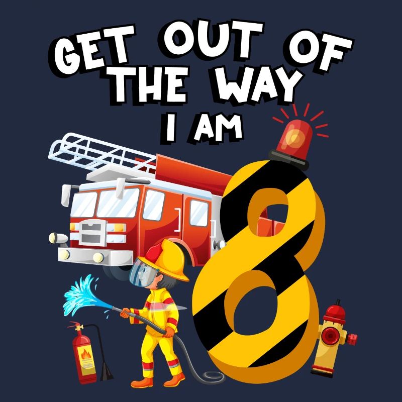 Fire engine firefighting I am 8 years old