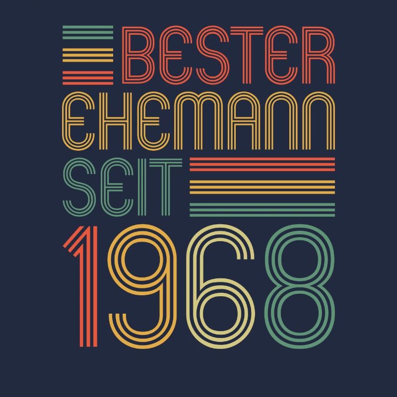 55. Hochzeitstag Bester Ehemann seit 1968