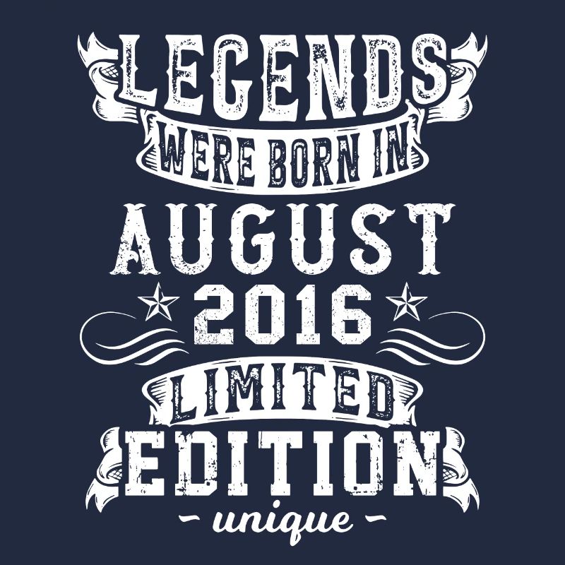 Anniversaire Août 2016 Année Edition Limitée Rétro