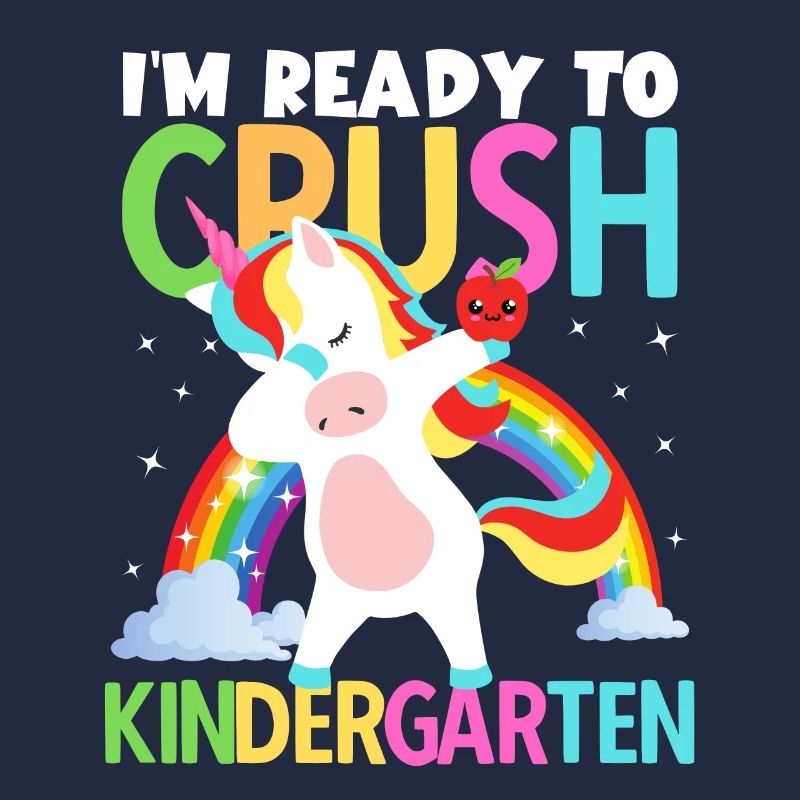 Zurück zur Schule bin ich bereit, Kindergartenmädchen zu zerquetschen