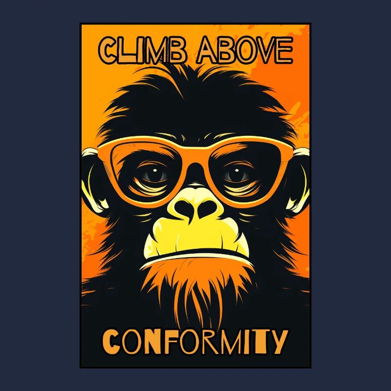 Overcome conformity: shivering monkey