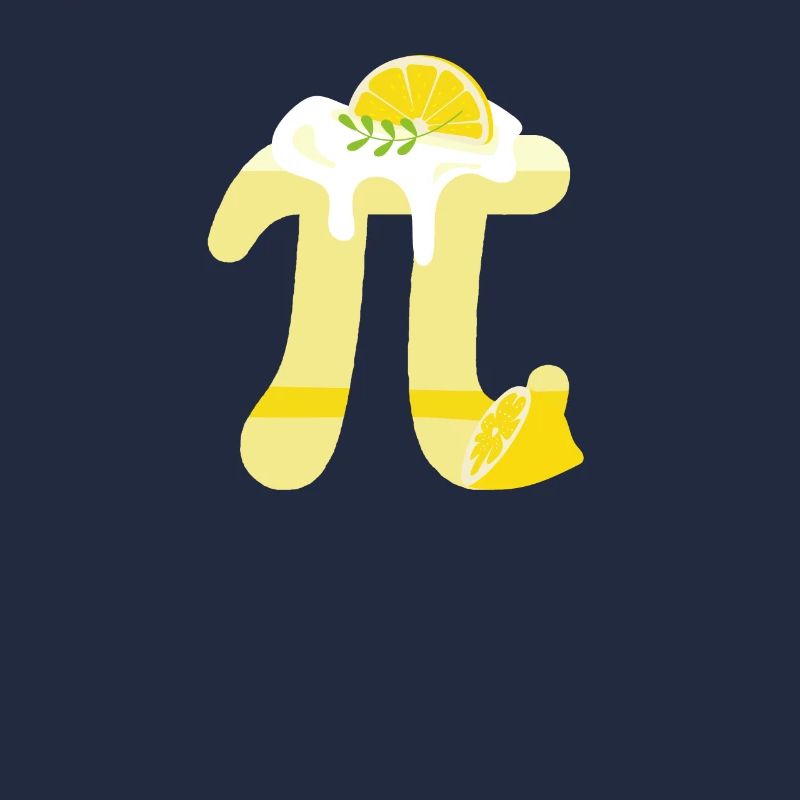 Funny Pi Day Math Lover Lemon Cake Meringue