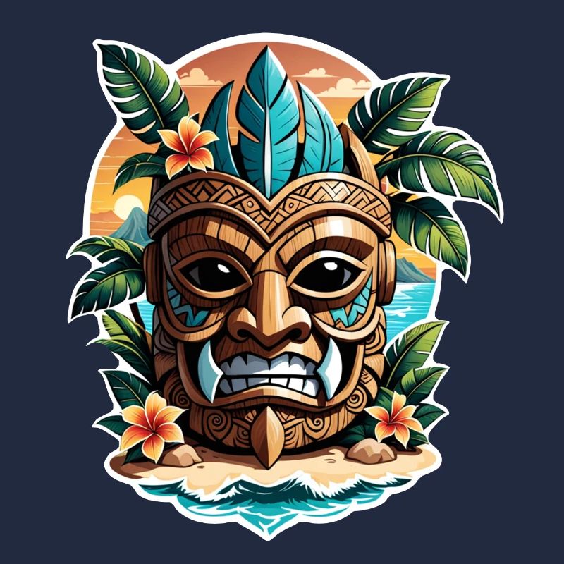 Tiki Beach - Polynesia Statue