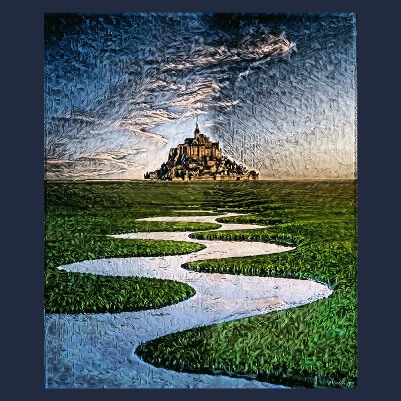 Abtei Mont Saint Michel, Frankreich