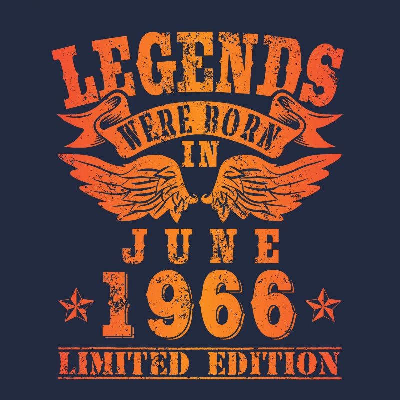 Legends were born in Juni 1966 Geburtstag