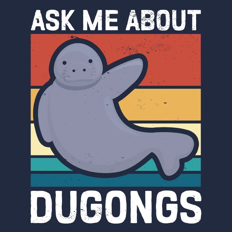 Dugong Forktail Manatee Pig Gift