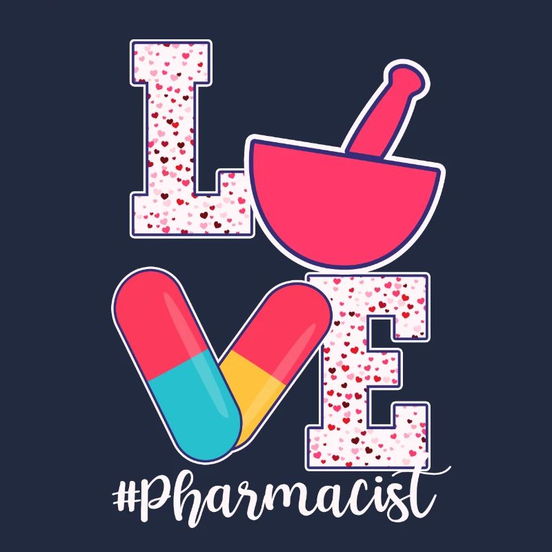 Conception de la Saint-Valentin pour apothicaire