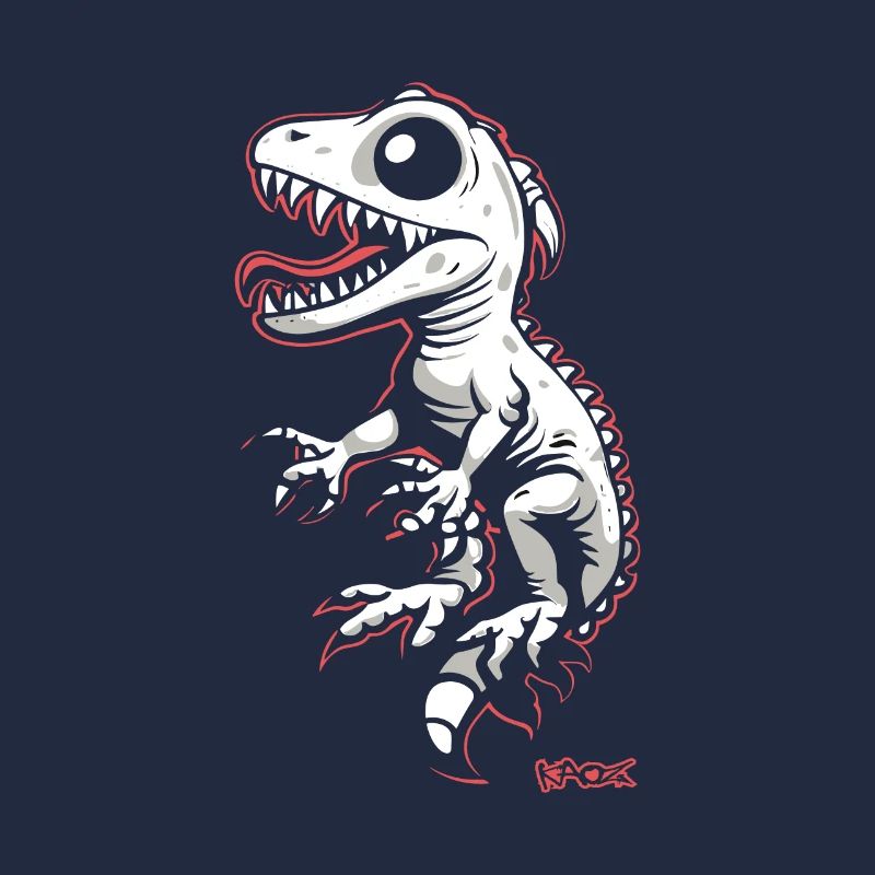 Funny Cool Gray White Lizard